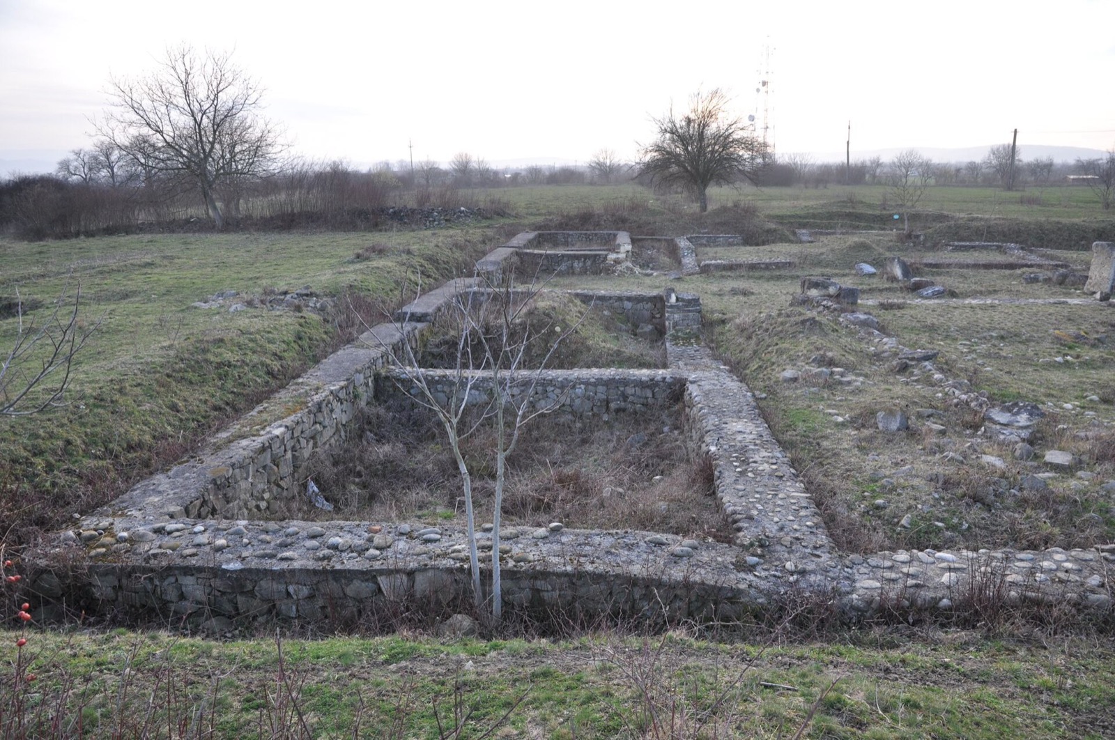 Fundații romane pe câmpul de lângă Jupa